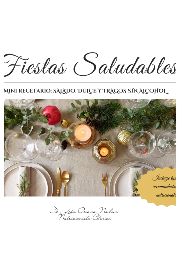 Fiestas Saludables: mini recetario