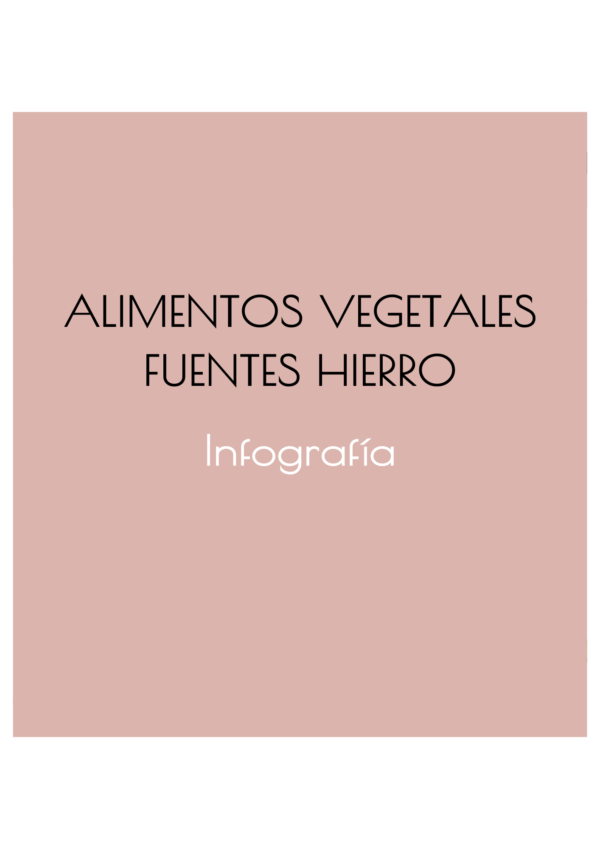 infografia hierro vegetal
